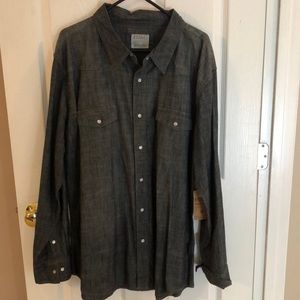 Denim long sleeve woven